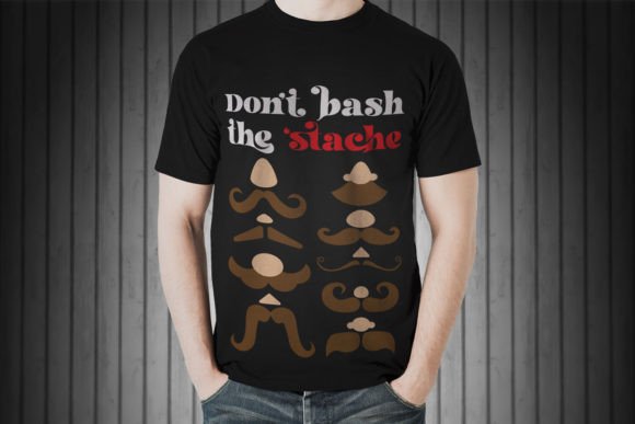 Don t Bash the Stache Mustache SVG Graphics and Crafts Review