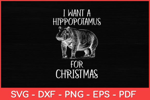 I Want a Hippopotamus Christmas Hippo Graphics and Crafts Review