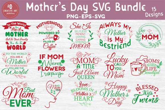 Mother s Day SVG Bundle, Mom Sayings SVG Graphics and Crafts Review