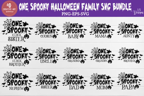One Spooky Halloween Family SVG Bundle - Graphics and Crafts Review
